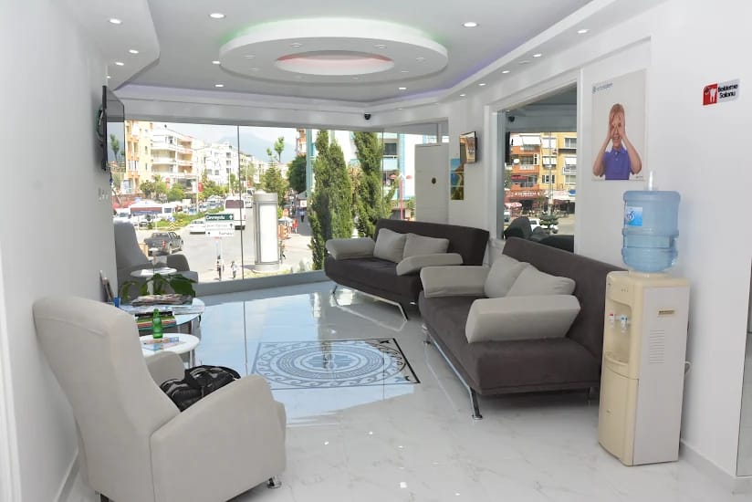 Private Men’s Health clinic lobby in Antalya, Turkey